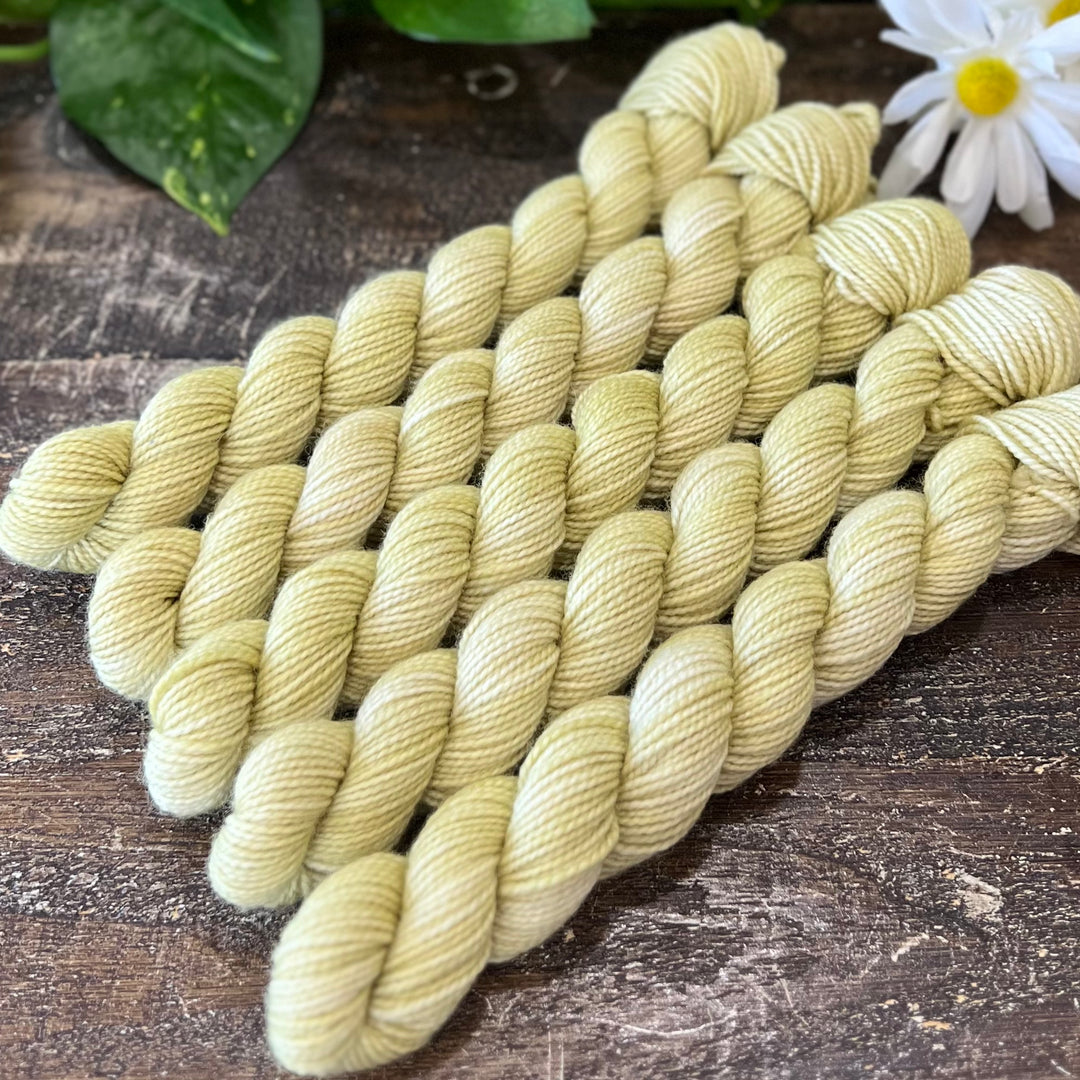"Honeydew" Mini Sock Hand-dyed Yarn