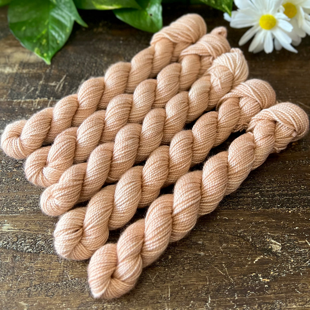 "Bashful" Mini Sock Hand-dyed Yarn