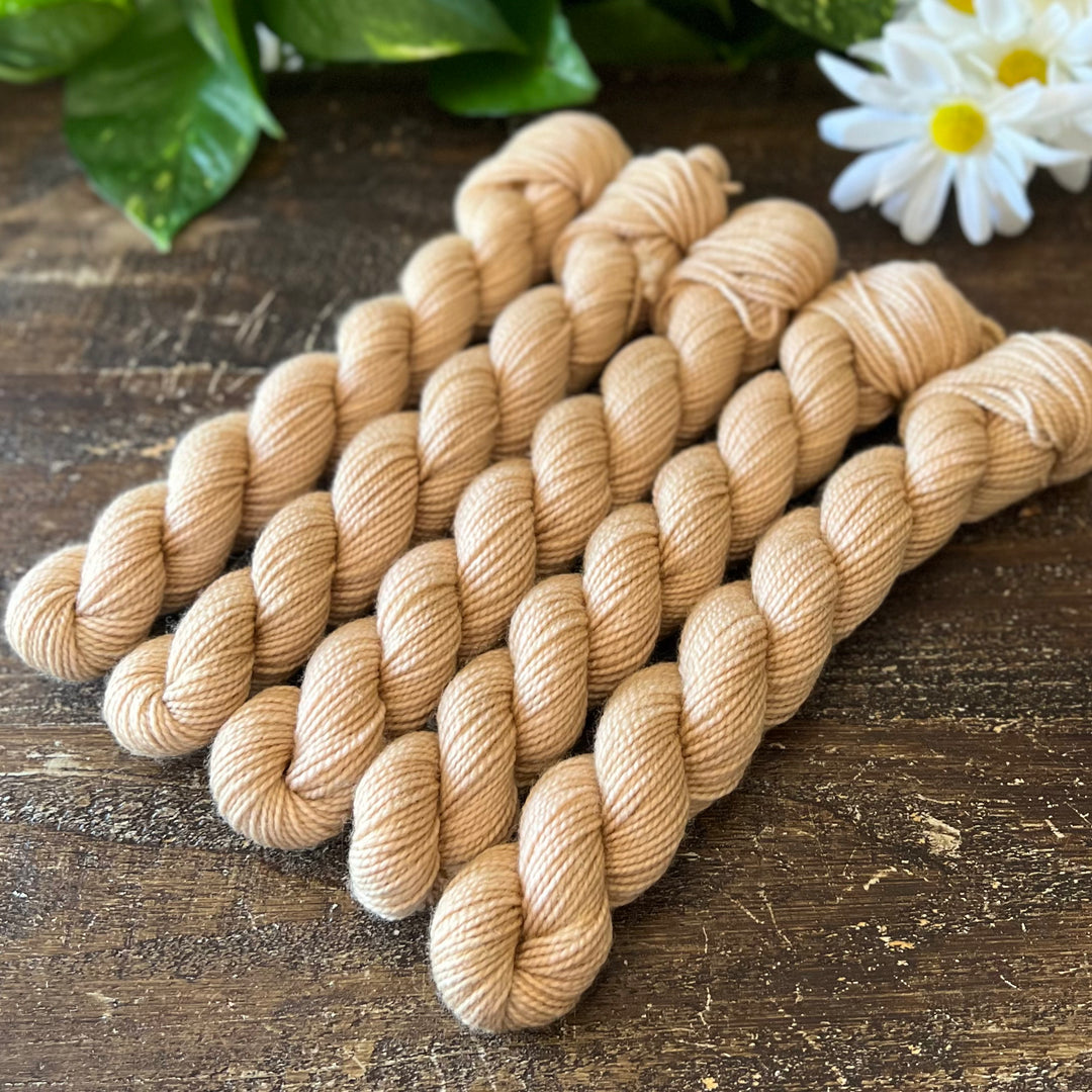 "Sand Castle" Mini Sock Hand-dyed Yarn