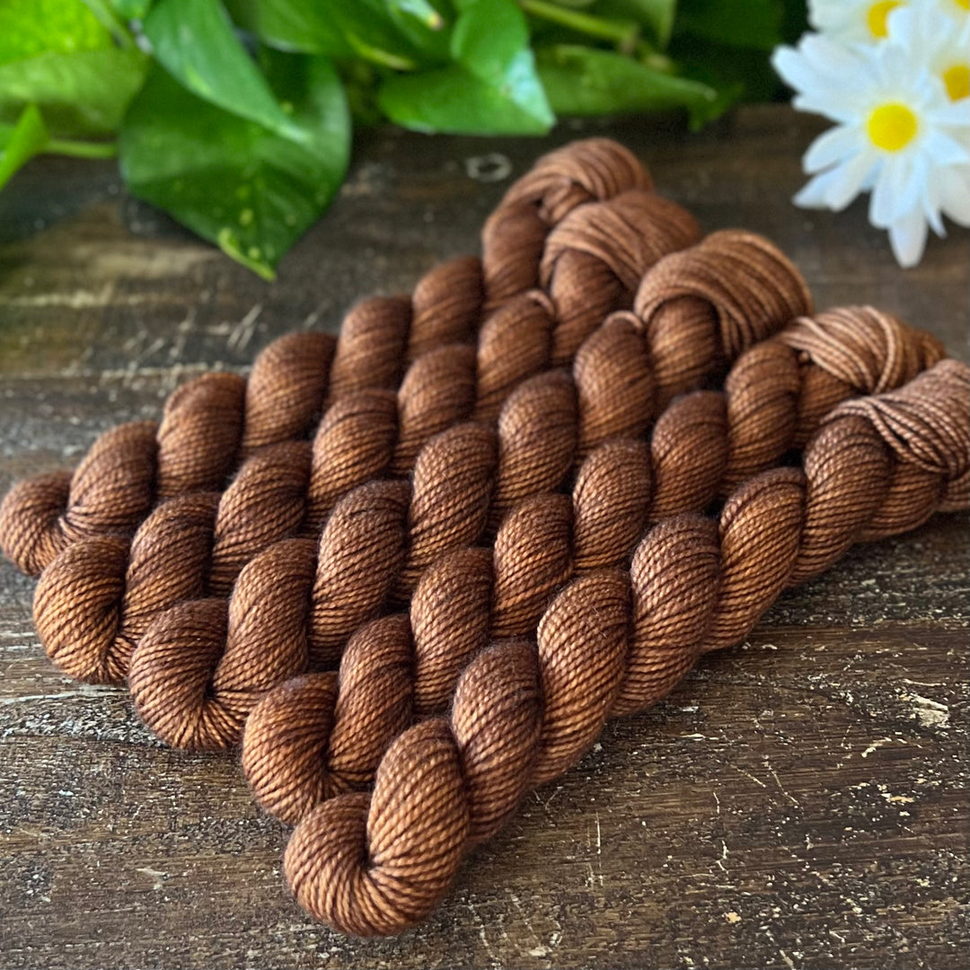 "Woodland" Mini Sock Hand-dyed Yarn
