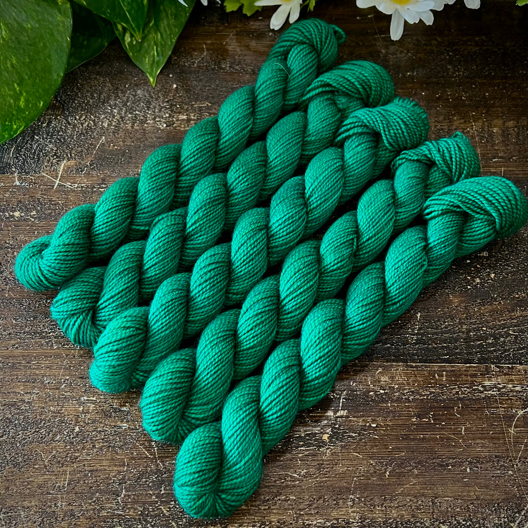 "Emerald City" Mini Sock Hand-dyed Yarn
