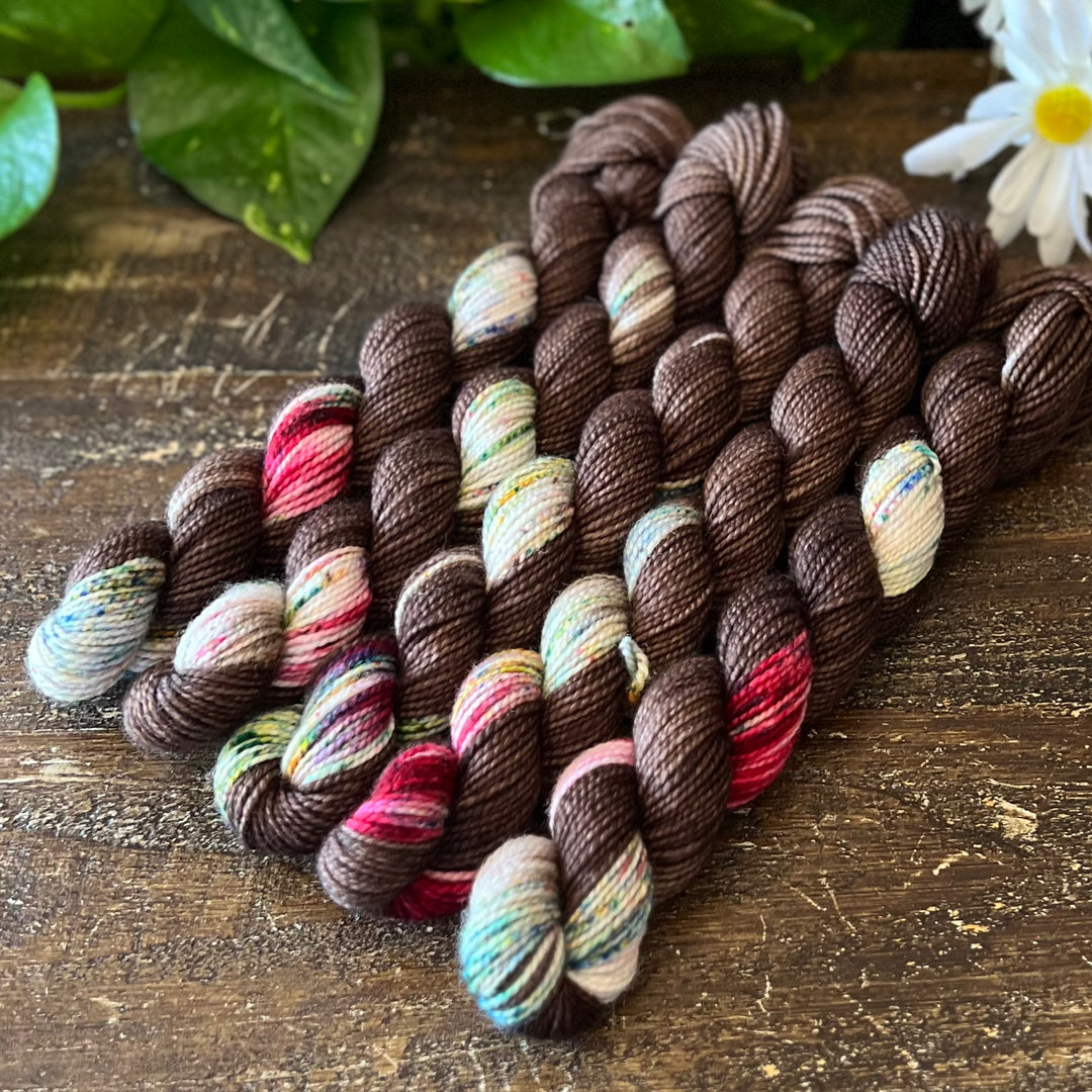 "Sundae" Mini Sock Hand-dyed Yarn