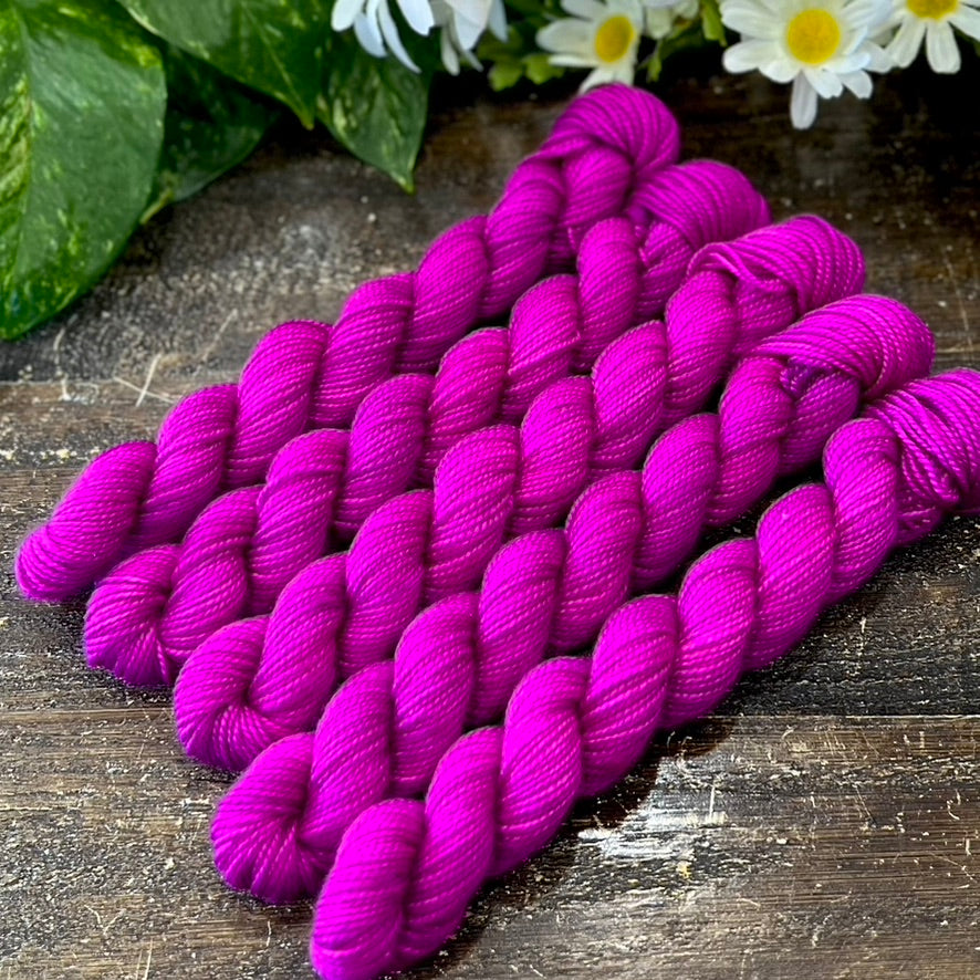 "Sassy" Mini Sock Hand-dyed Yarn