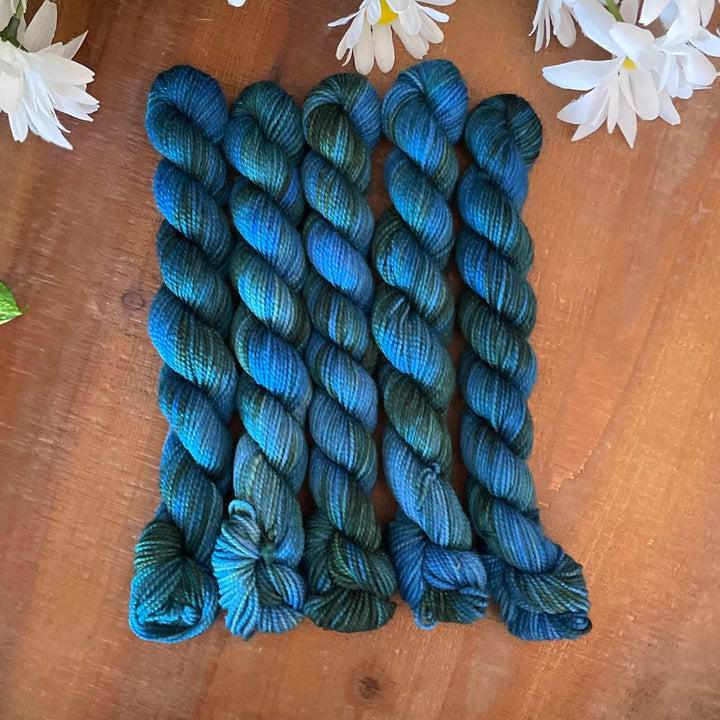 "Nightingale" Deluxe Sock Mini Hand-dyed Yarn