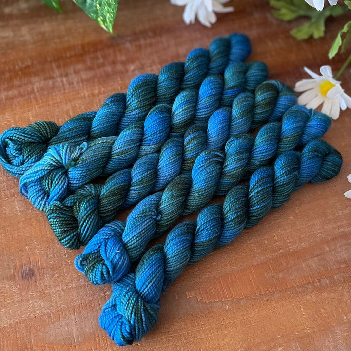 "Nightingale" Deluxe Sock Mini Hand-dyed Yarn