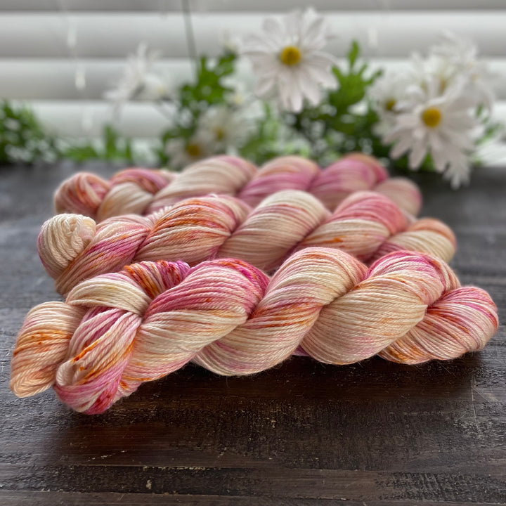 "Coral Garden" Hand-Dyed Alpaca Dreams Yarn