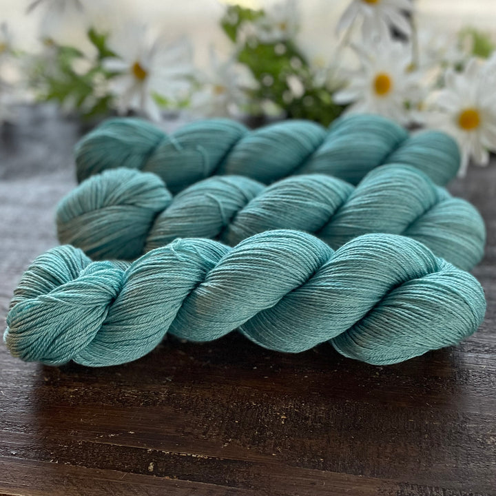 "Caribbean" Hand-dyed Merino/Cotton Yarn