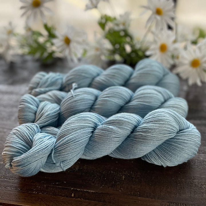 "Flight" Hand-dyed Merino/Cotton Yarn