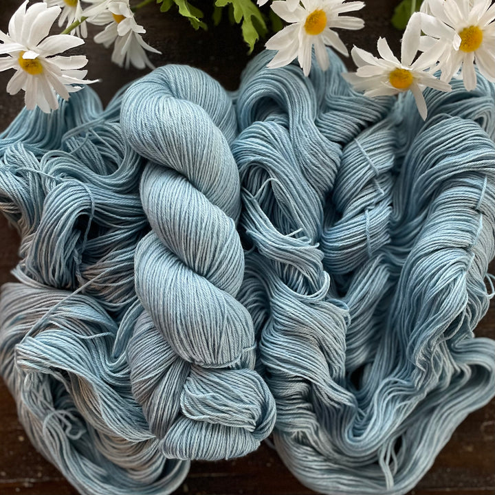 "Flight" Hand-dyed Merino/Cotton Yarn