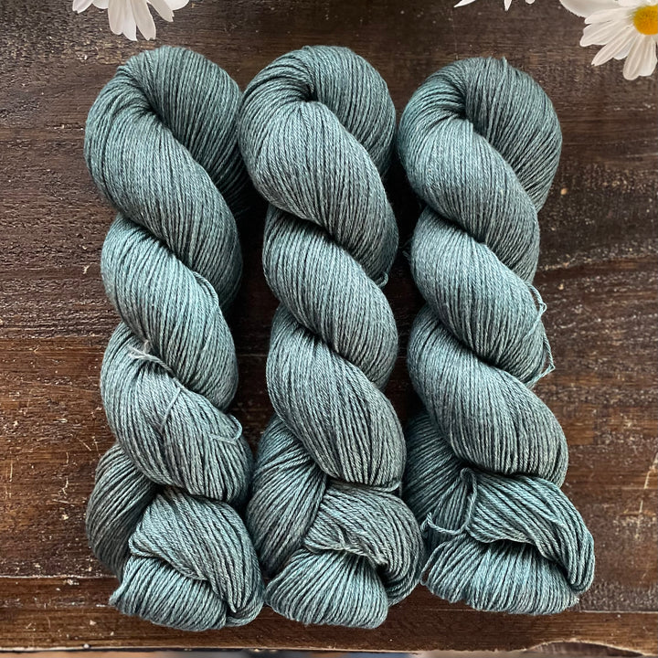 "Pine" Hand-dyed Merino/Cotton Yarn
