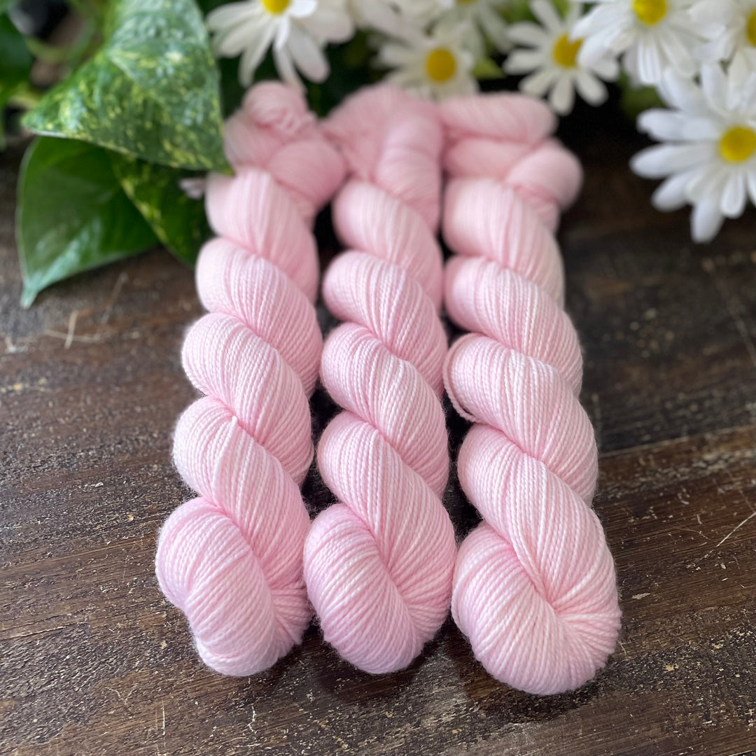 "Carnation" Deluxe Sock Halves Hand-Dyed Yarn