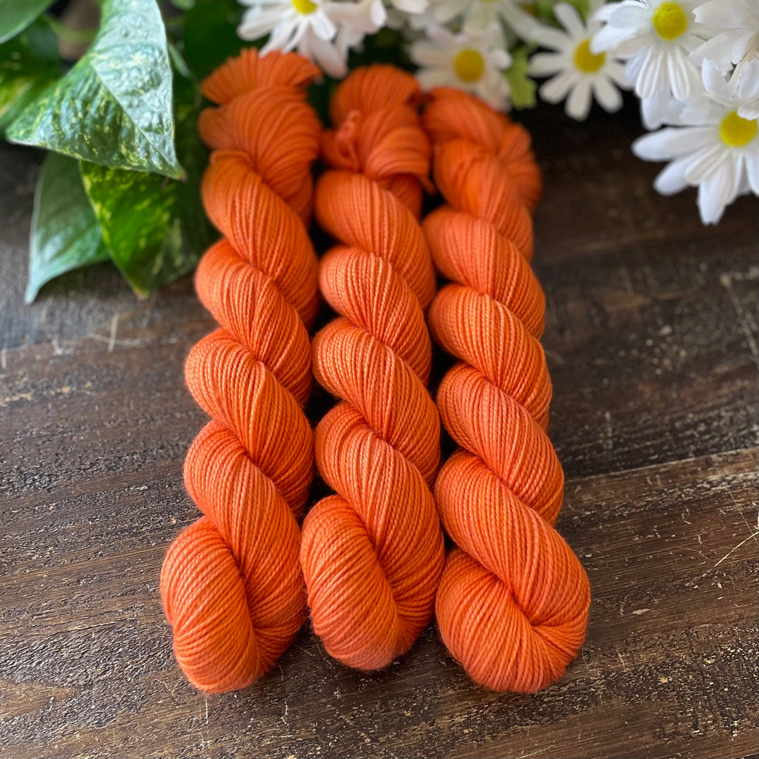 "Tiger Lily" Deluxe Sock Halves Hand-Dyed Yarn