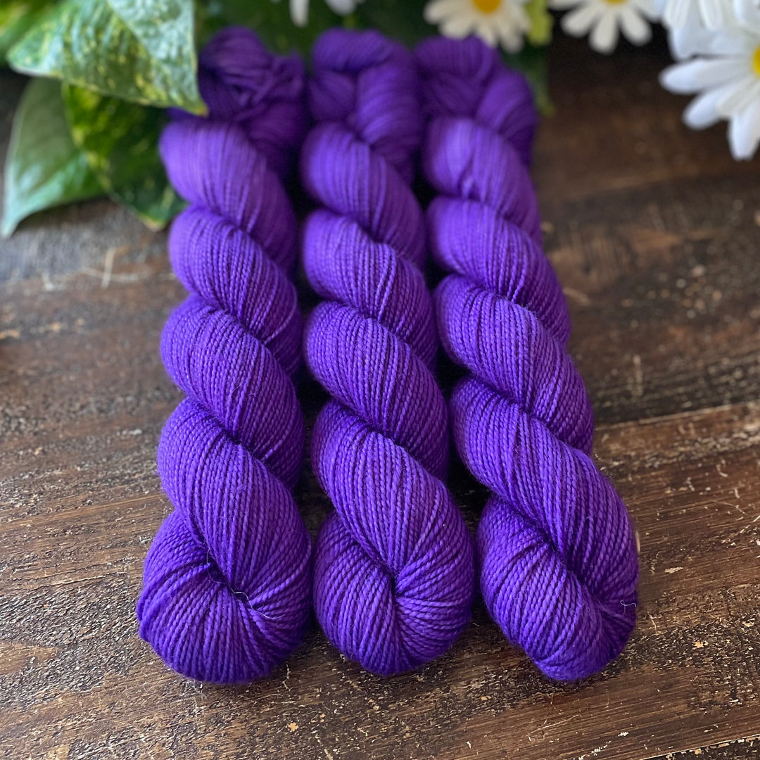 "Hopelessly Devoted" Deluxe Sock Halves Hand-Dyed Yarn