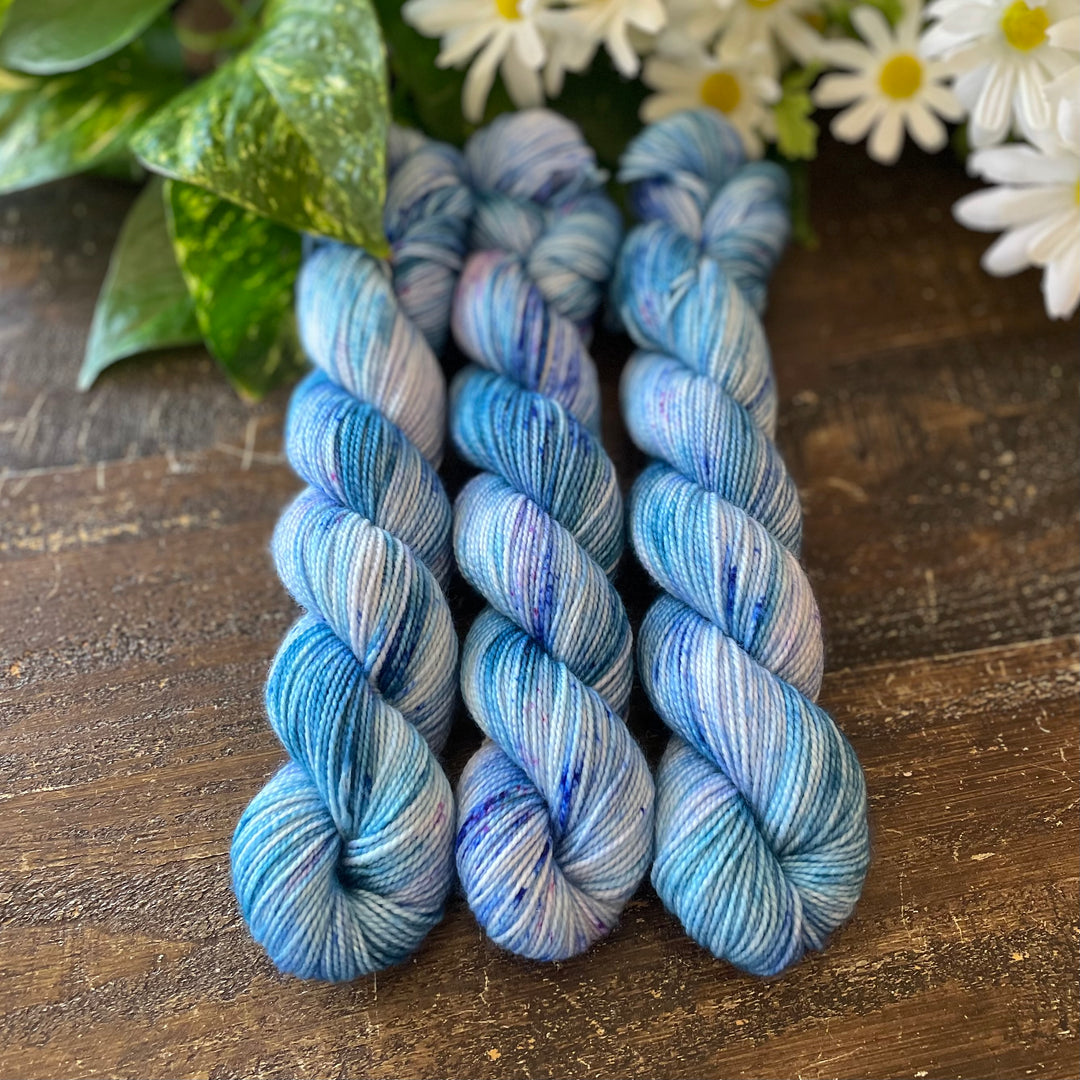 "Early Dawn" Deluxe Sock Halves Hand-Dyed Yarn