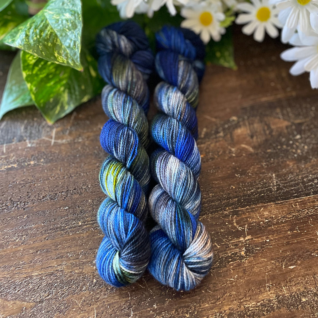 "Hot Springs" Deluxe Sock Halves Hand-Dyed Yarn