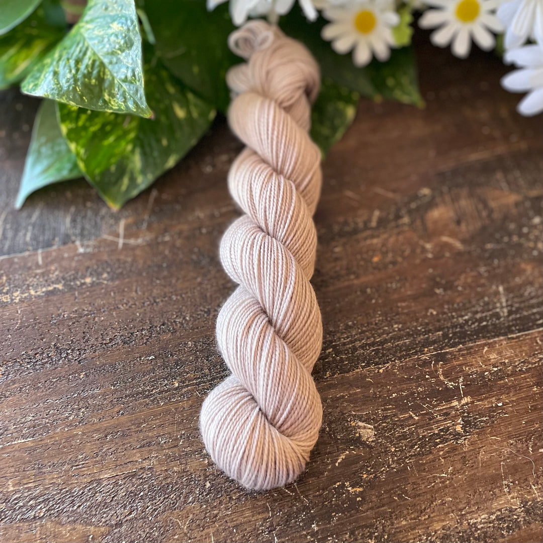 "Doeskin" Deluxe Sock Halves Hand-Dyed Yarn