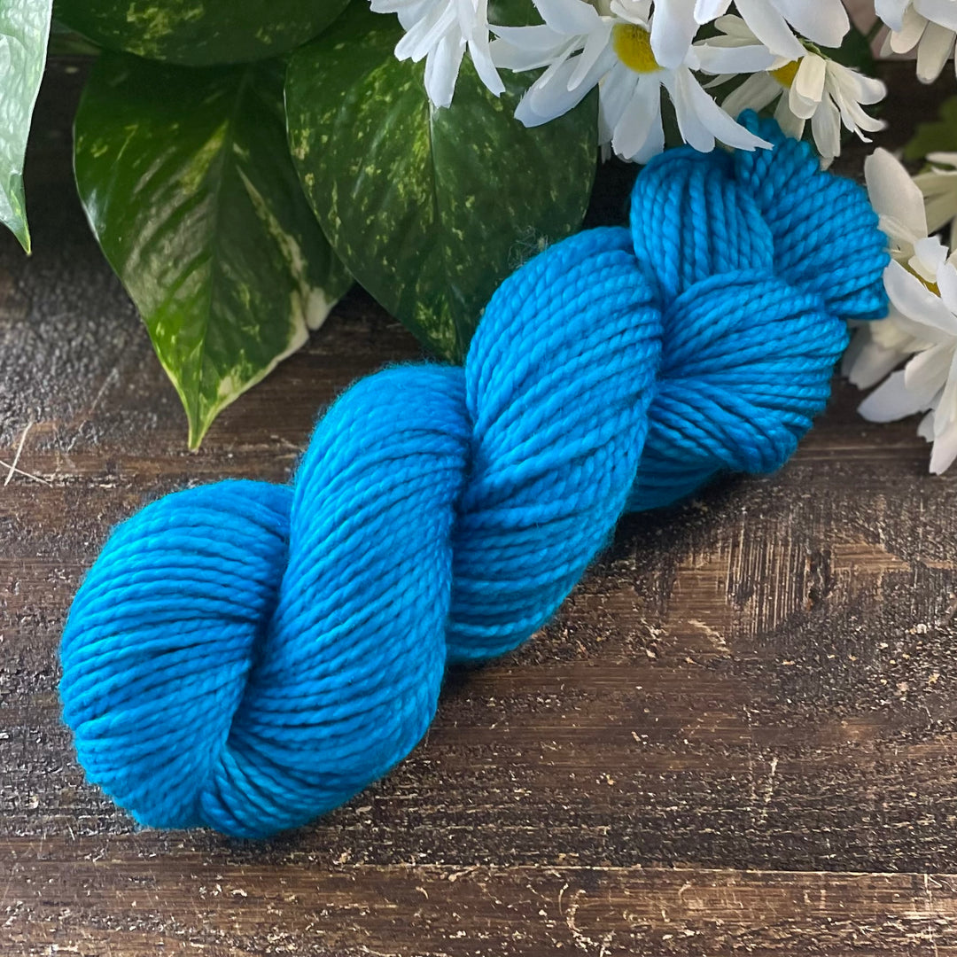 "Lagoon" Hand-dyed Yarn - Bulky
