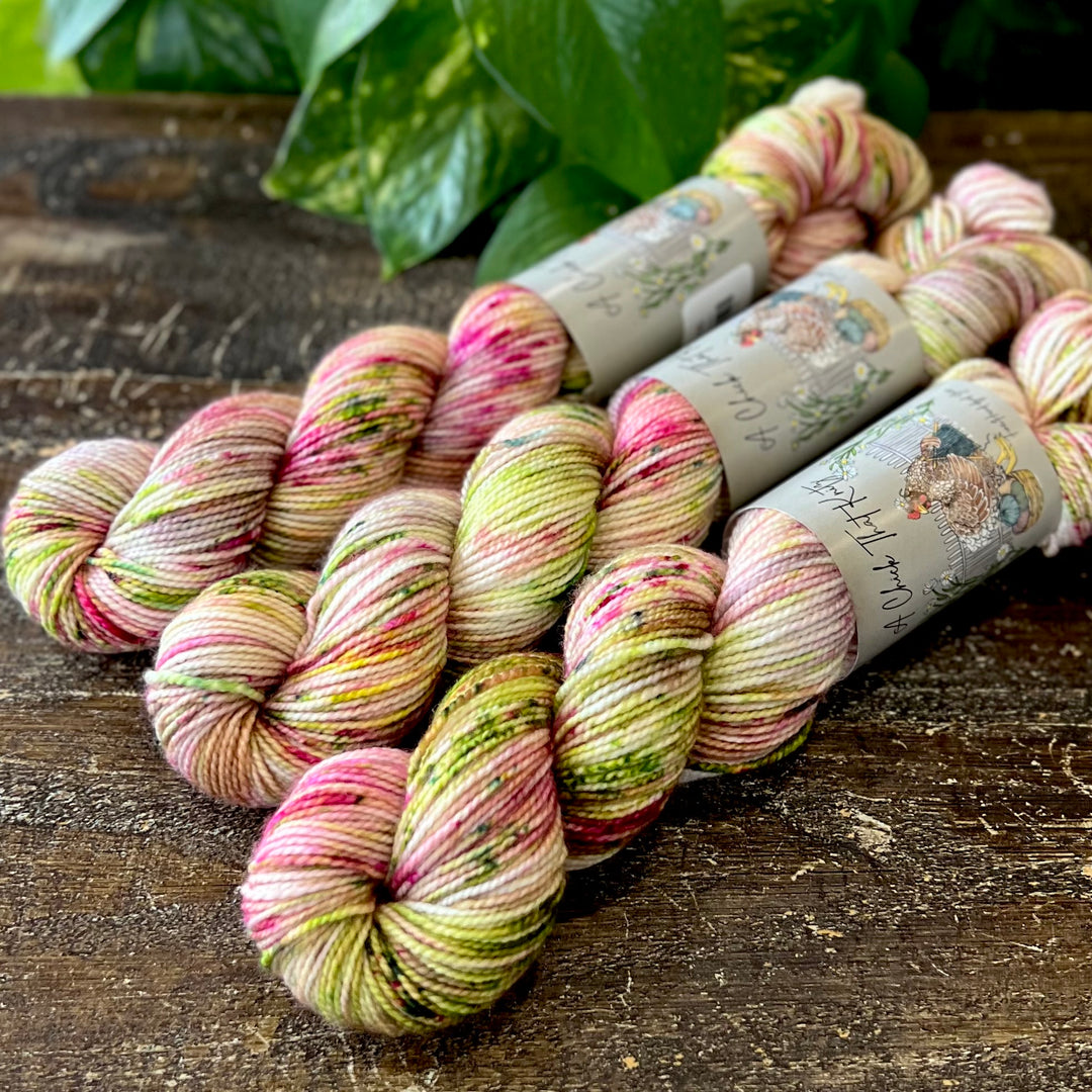 "Cottage" Deluxe Sock Halves Hand-Dyed Yarn