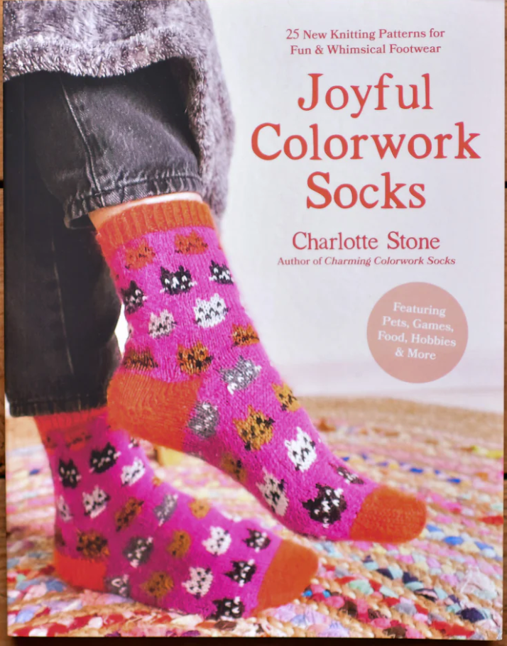 "Joyful Colorwork Socks" by Charlotte Stone