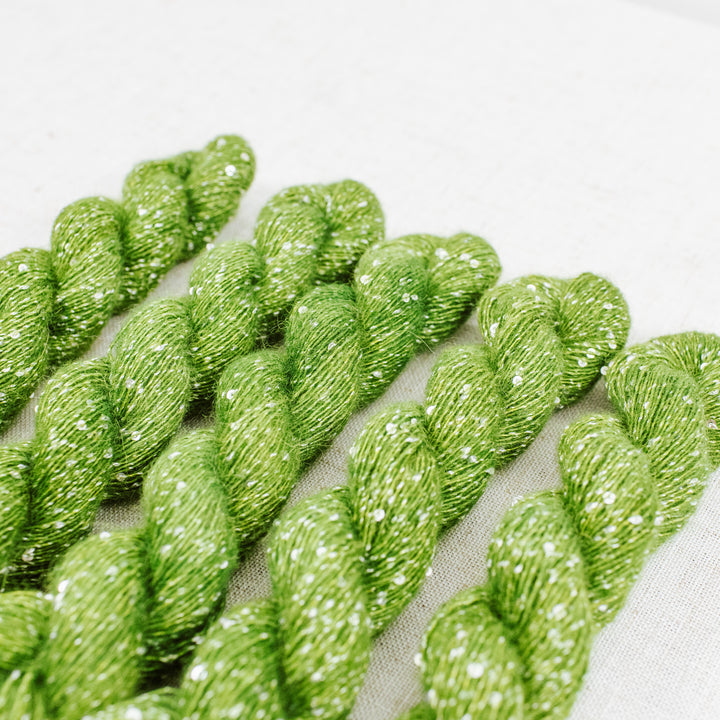 "Willow" Sequin Hand-Dyed Yarn
