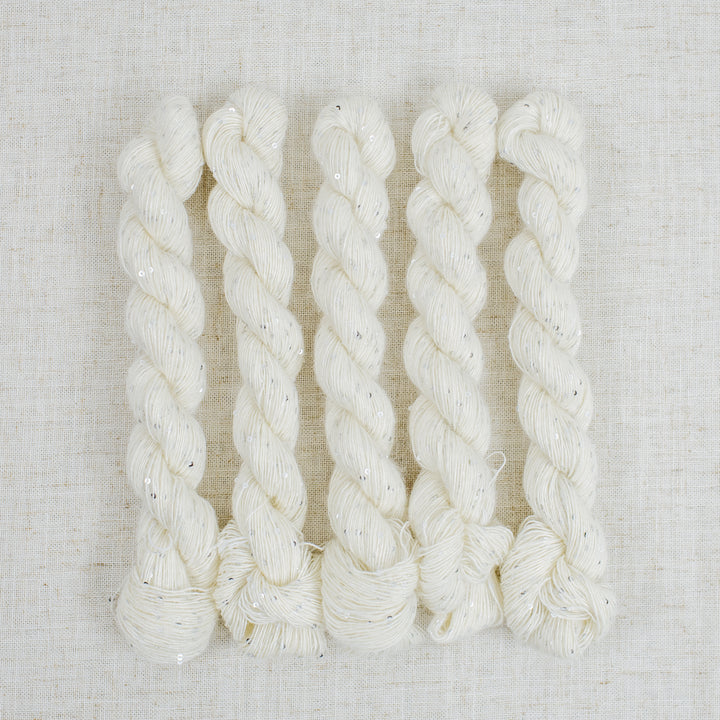 "Pearl" Sequin Hand-Dyed Yarn