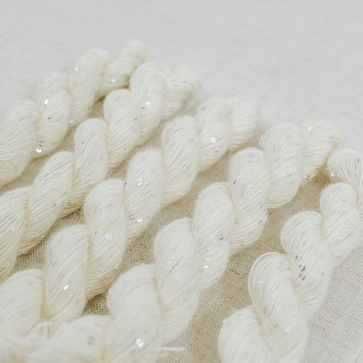"Pearl" Sequin Hand-Dyed Yarn