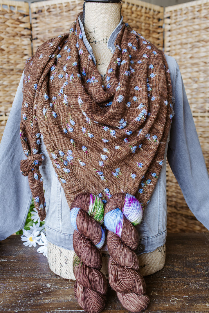 "Basket of Berries" Assigned Pooling Hand-dyed Yarn