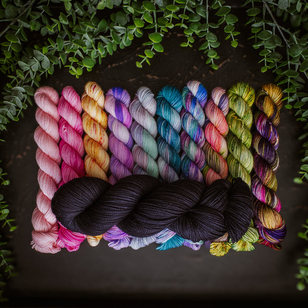 "Wicked: For Good" Hand-Dyed Yarn Collection