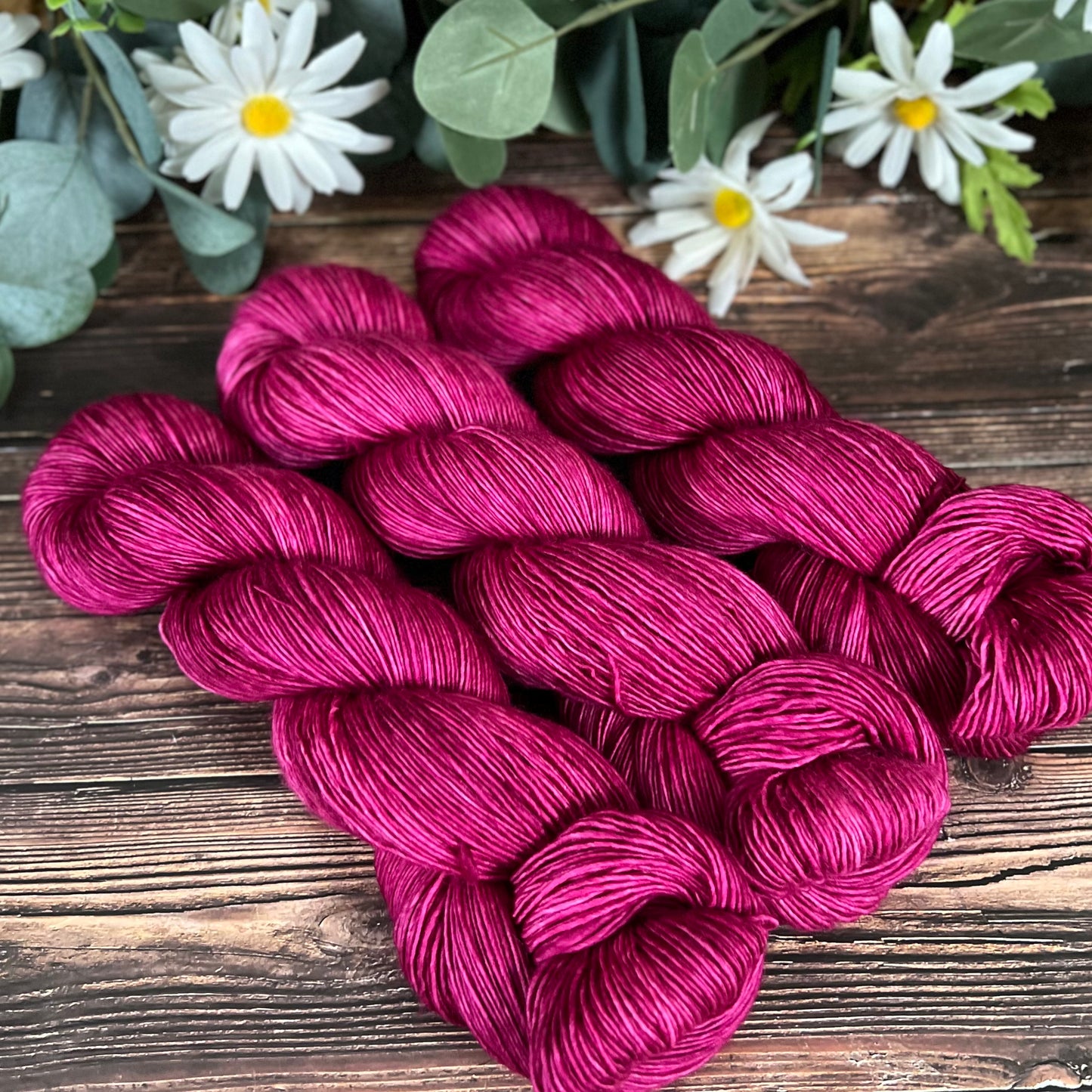 "Pretty in Pink" Hand-dyed Yarn