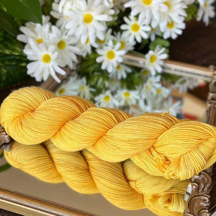 Deluxe Sparkle Fingering Hand-dyed Yarn