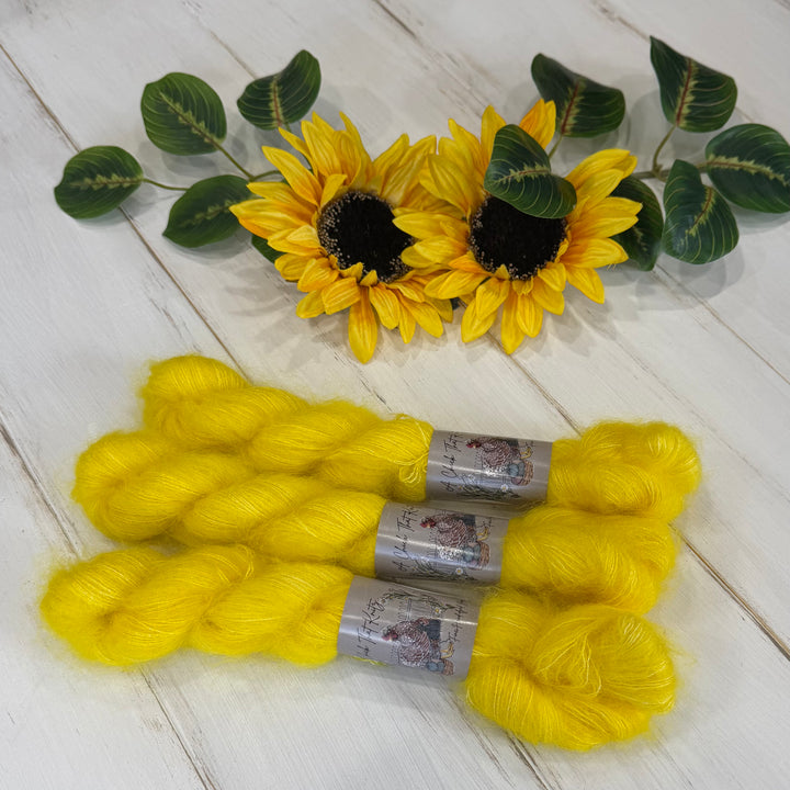 "Shock it to Me" Mini Mohair Hand-dyed Yarn
