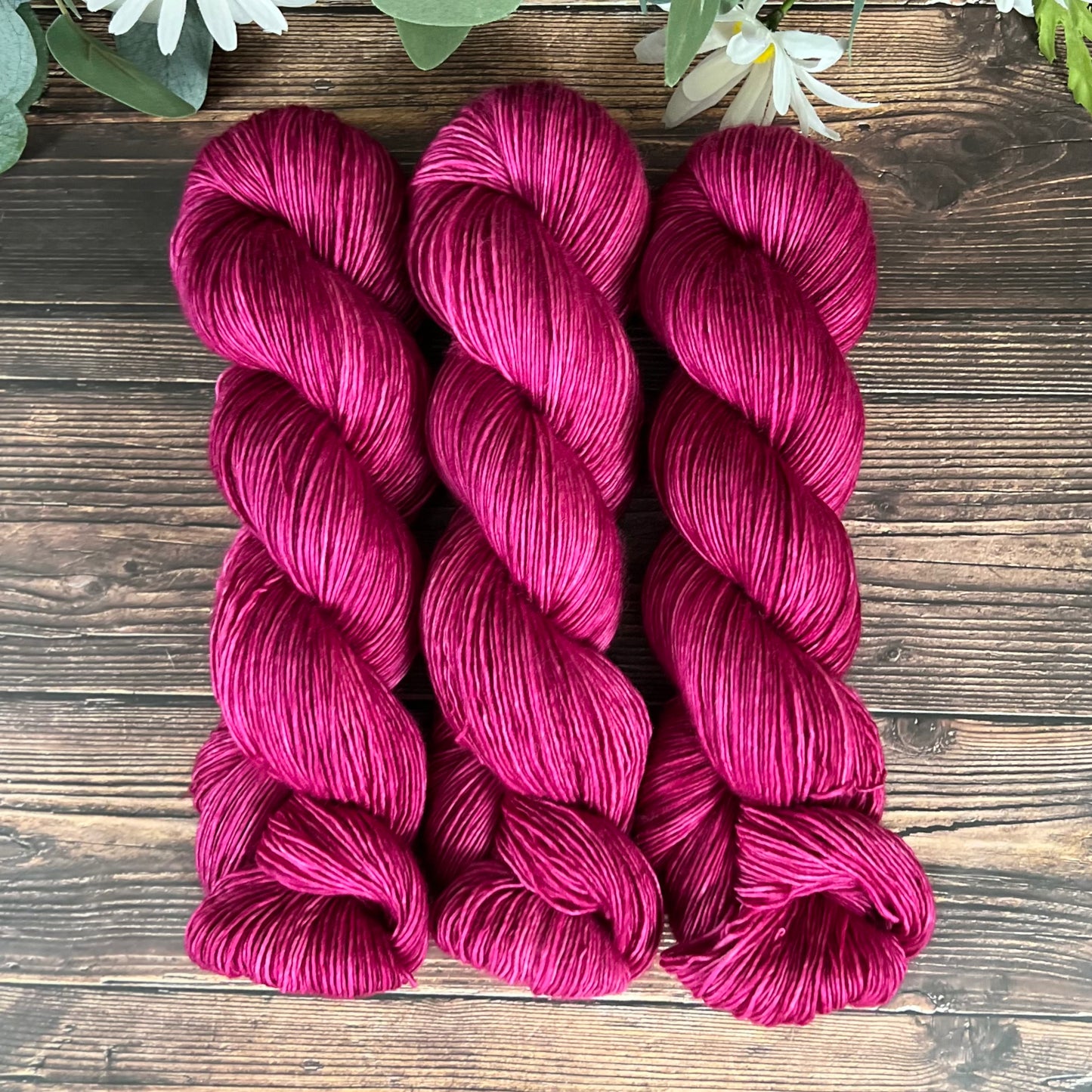 "Pretty in Pink" Hand-dyed Yarn