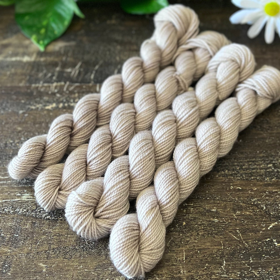 "Doeskin" Mini Sock Hand-dyed Yarn
