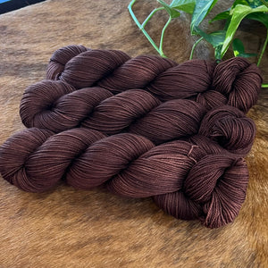 "Honey Bear" Merino Fingering Hand-dyed Yarn (Discontinued Base)