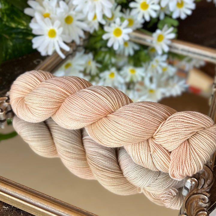 Deluxe Sparkle Fingering Hand-dyed Yarn