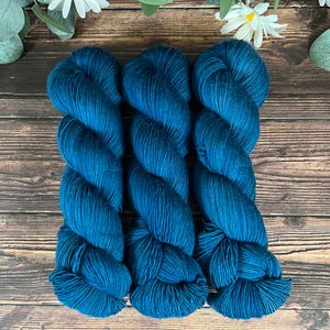 "Prussian Blue" Hand-dyed Yarn