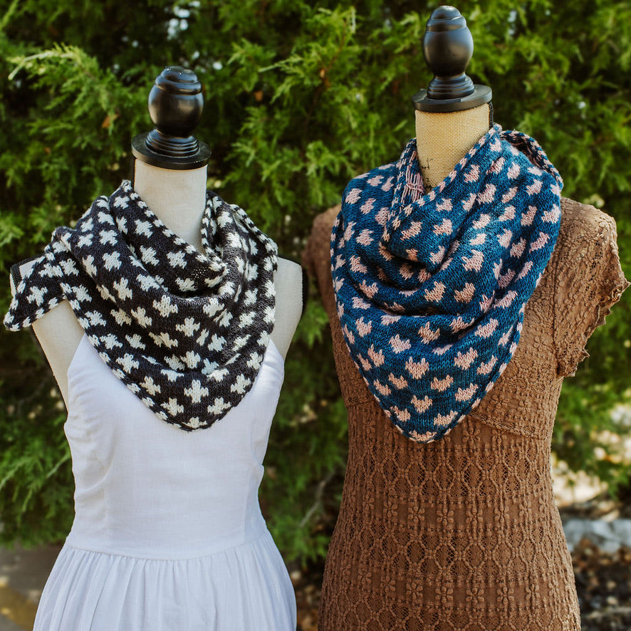 Banner Day Shawlette by Studio Mitsziko