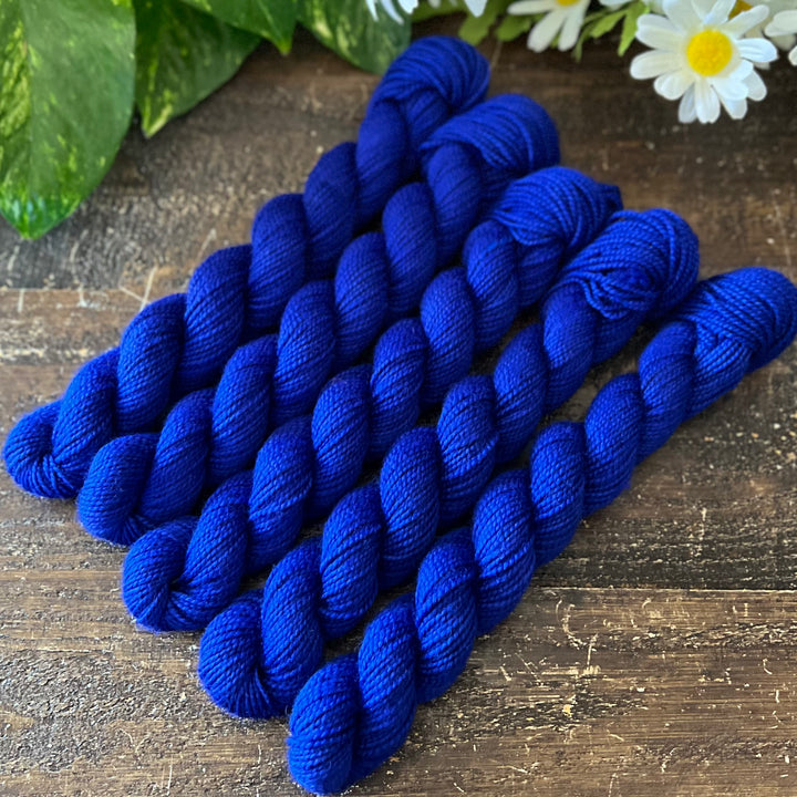 "Sapphire" Mini Sock Hand-dyed Yarn