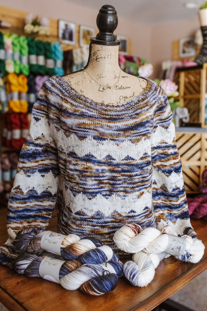 "Winter" Hand-dyed Yarn