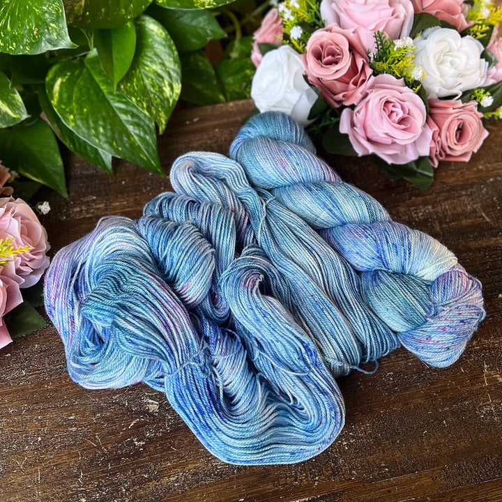 "Early Dawn" Merino/Bamboo Fingering Hand-dyed Yarn