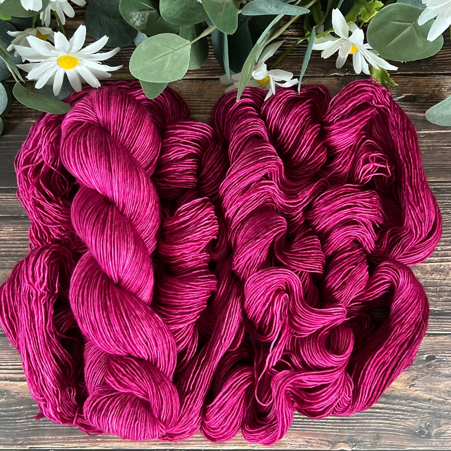 "Pretty in Pink" Hand-dyed Yarn