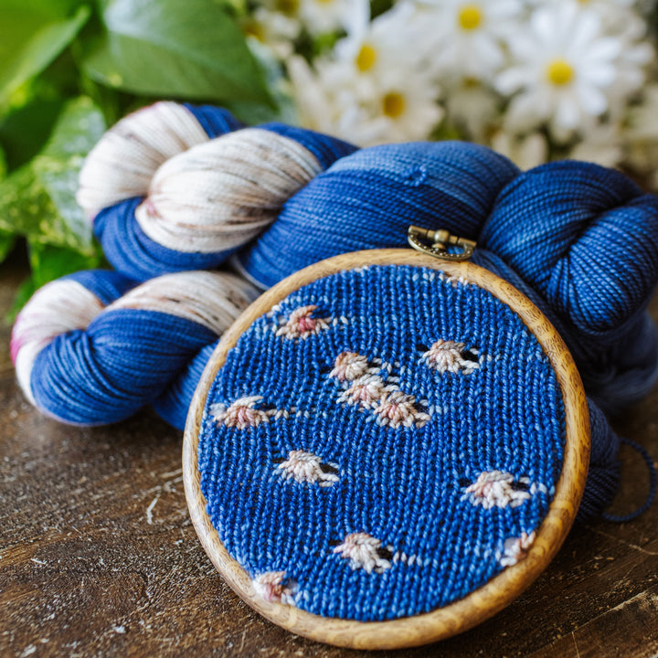 “Cowboy" Assigned Pooling Hand-dyed Yarn