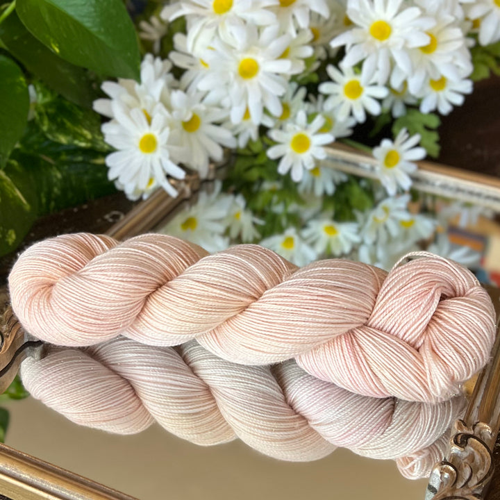 Deluxe Sparkle Fingering Hand-dyed Yarn