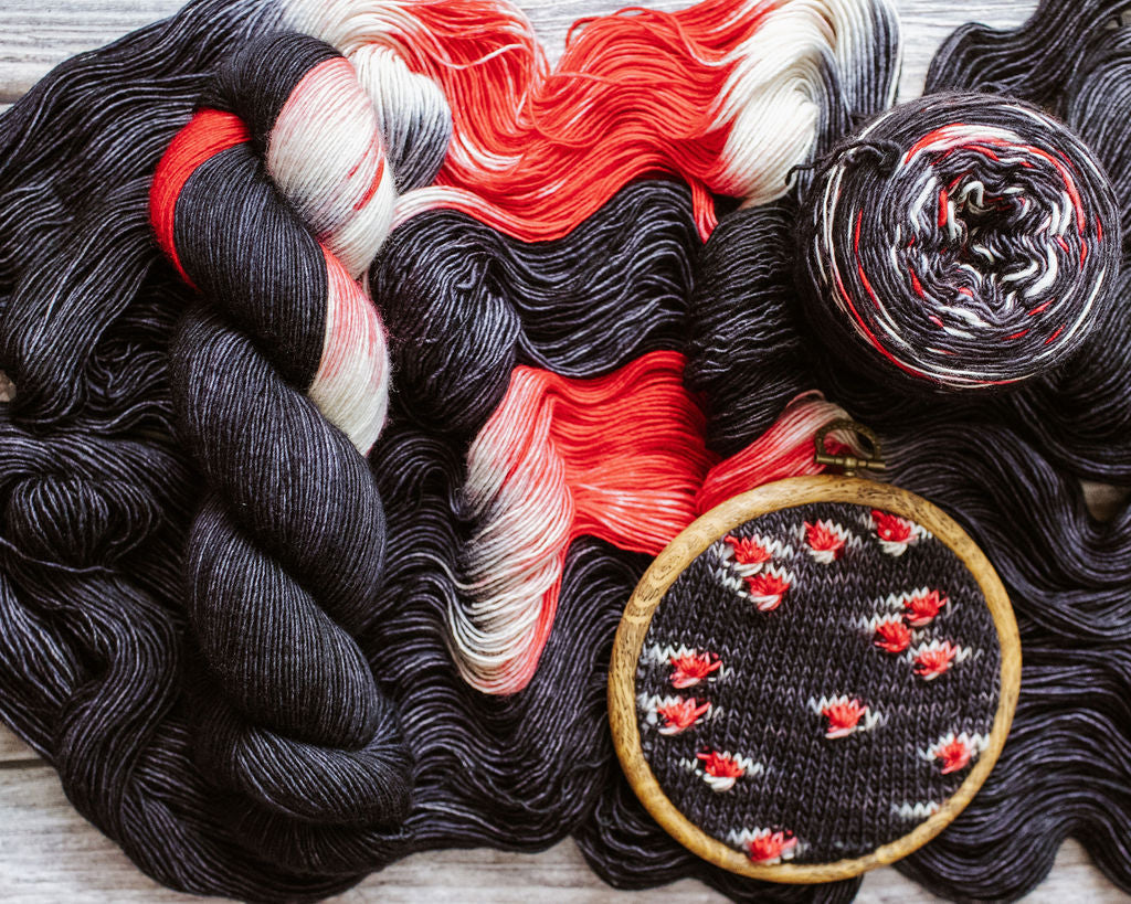 "The Big Apple" Hand-dyed Yarn