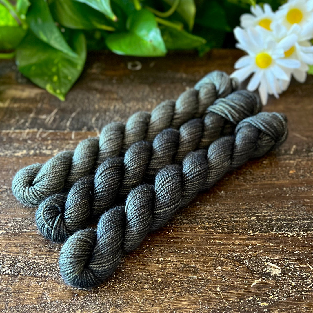 "Sealskin" Mini Sock Hand-dyed Yarn