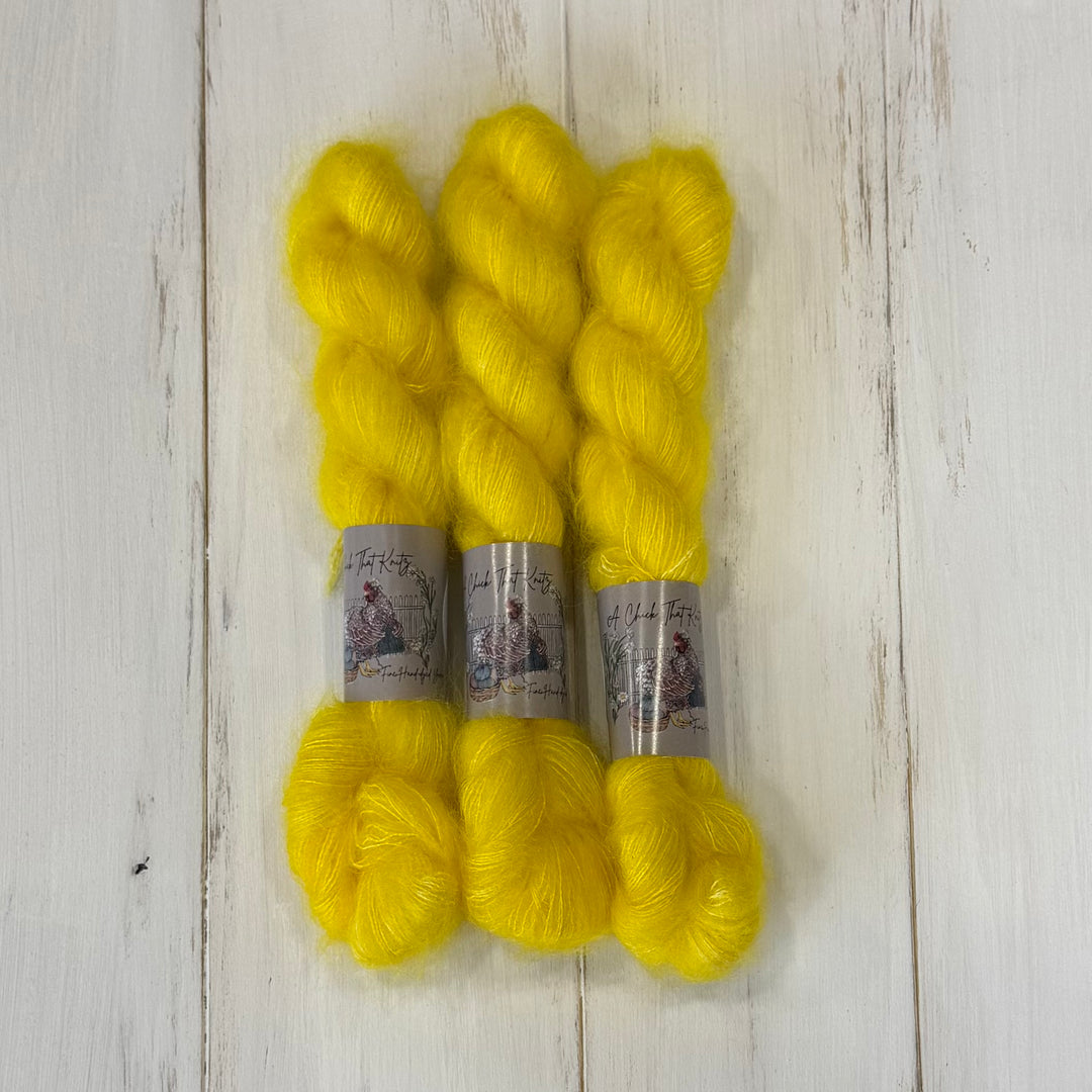 "Shock it to Me" Mini Mohair Hand-dyed Yarn