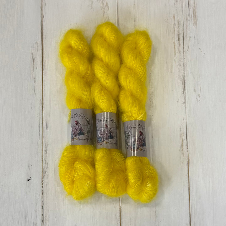 "Shock it to Me" Mini Mohair Hand-dyed Yarn