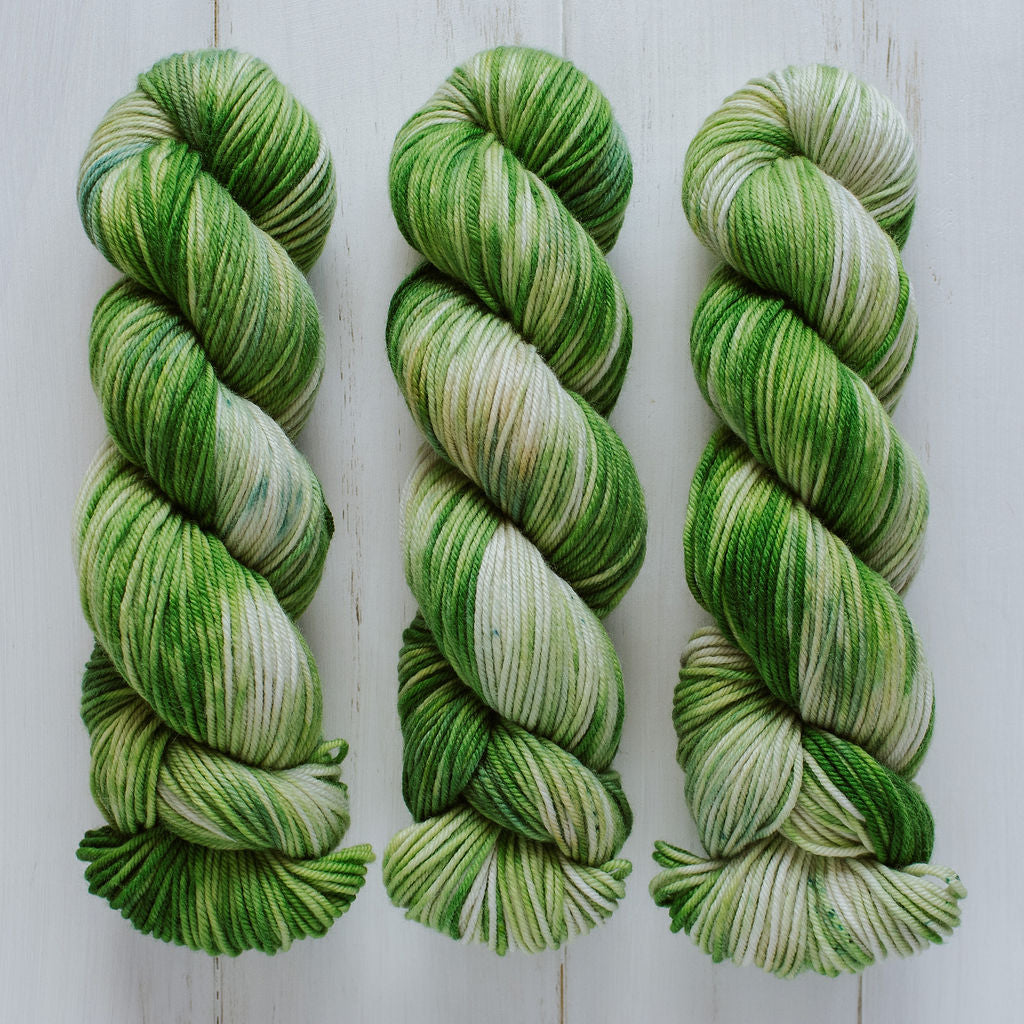 "Cabbage" Hand-Dyed Yarn – Harvest Collection