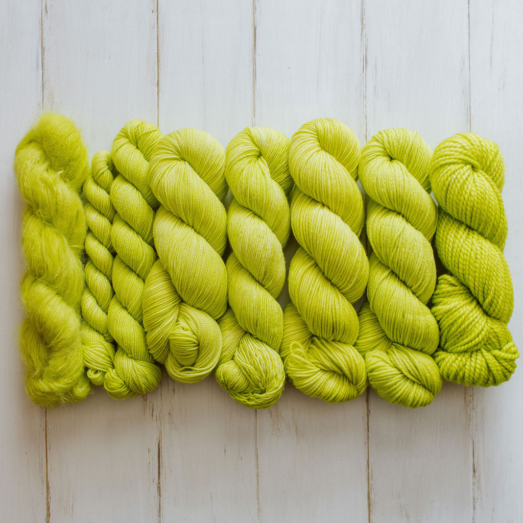 "Chartreuse" Hand-dyed Yarn