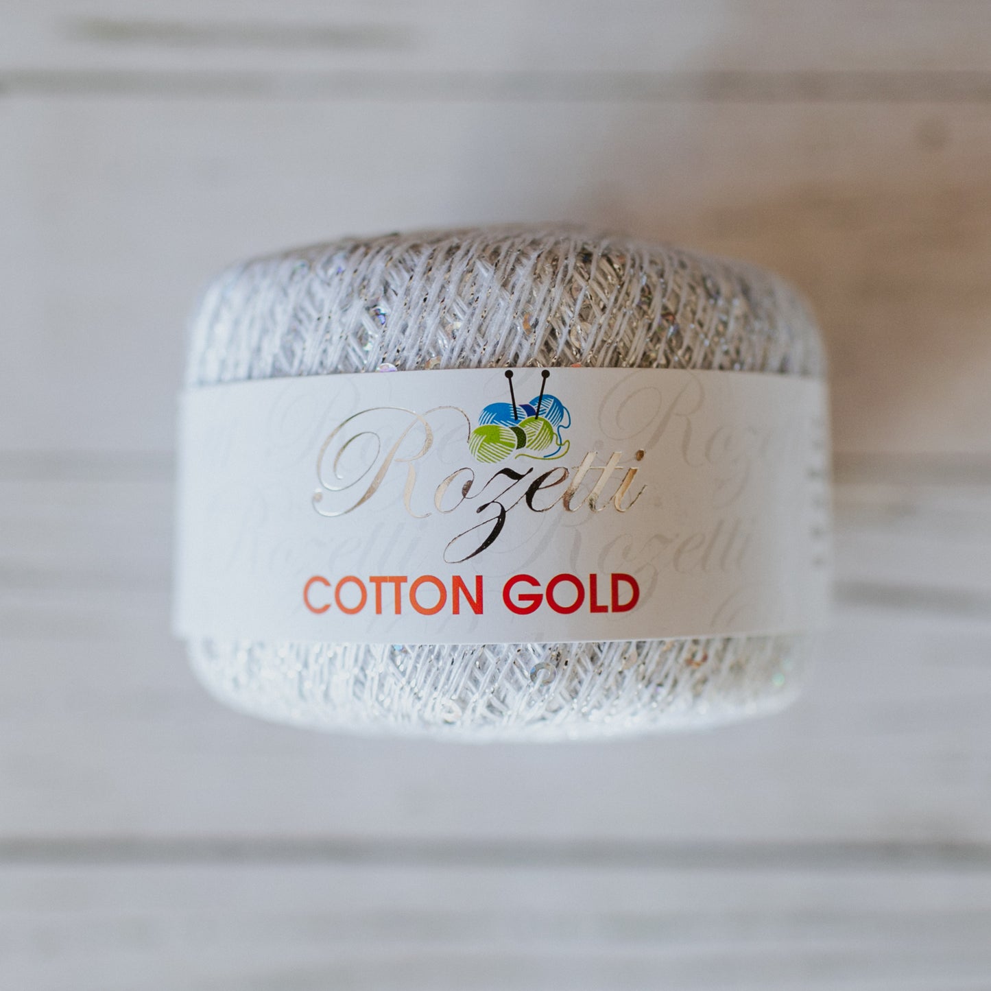 Sequin Rozetti Cotton Gold